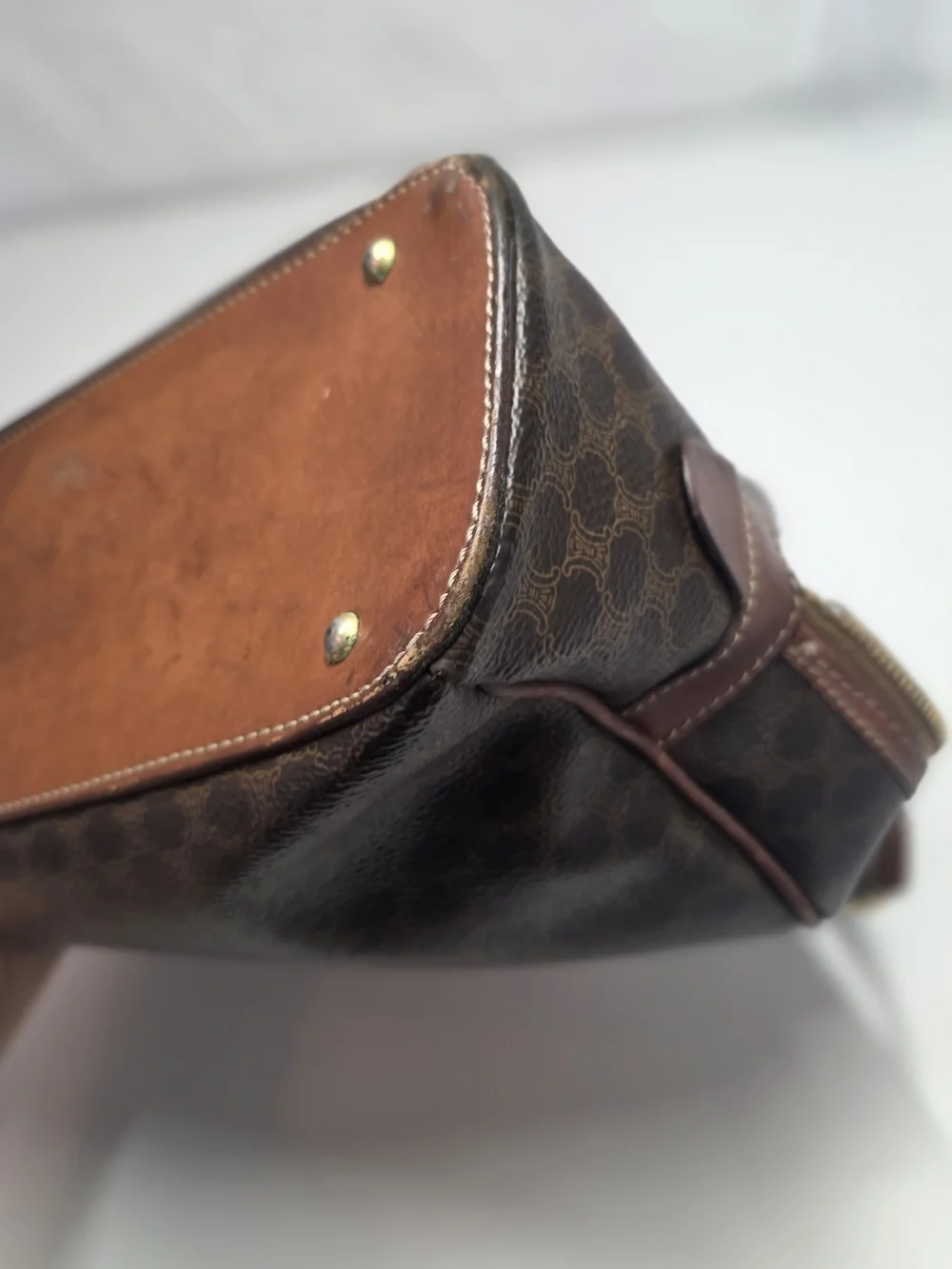 Vintage Celine Macadam Dome Bag